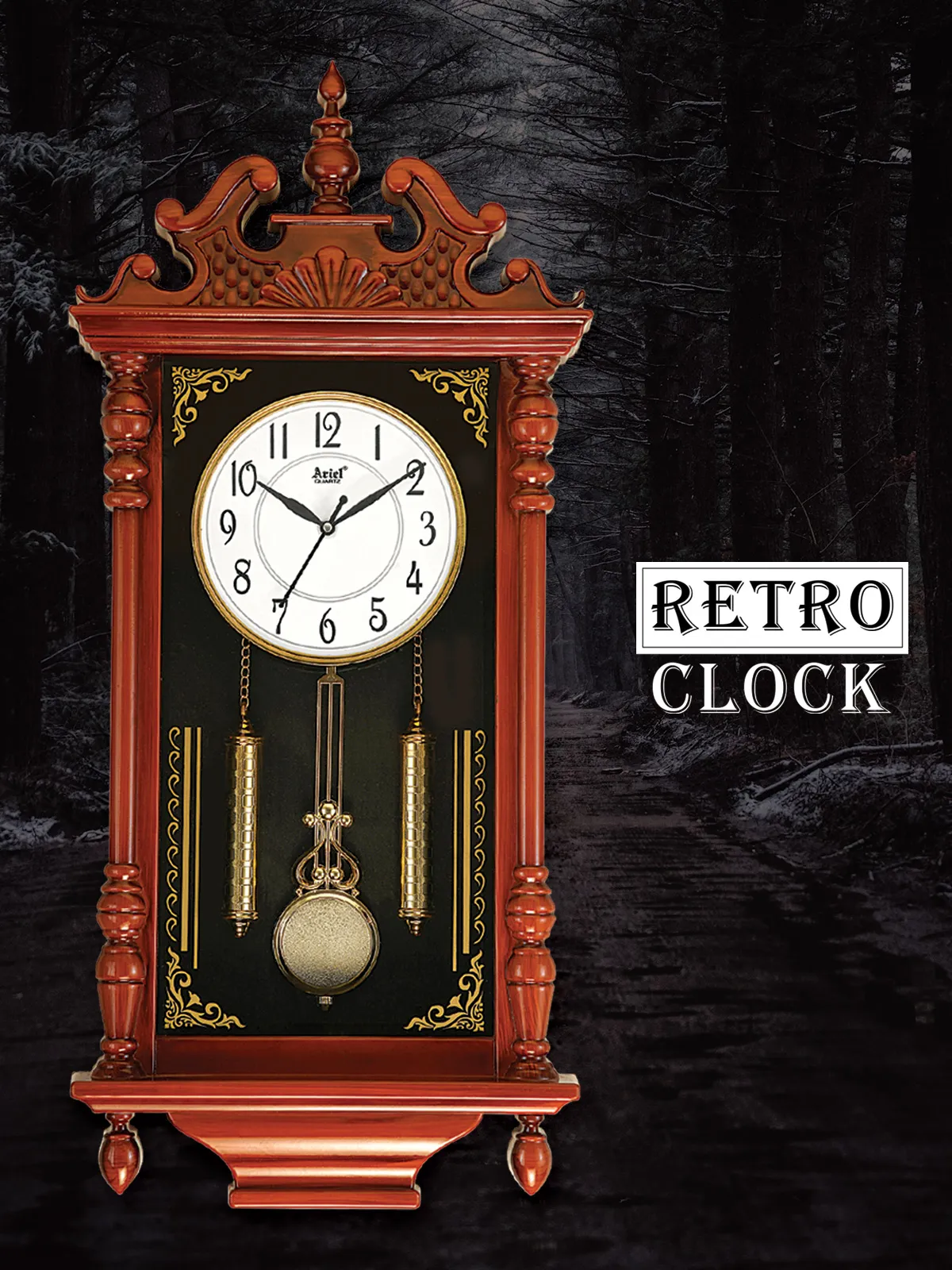 retro wall clock